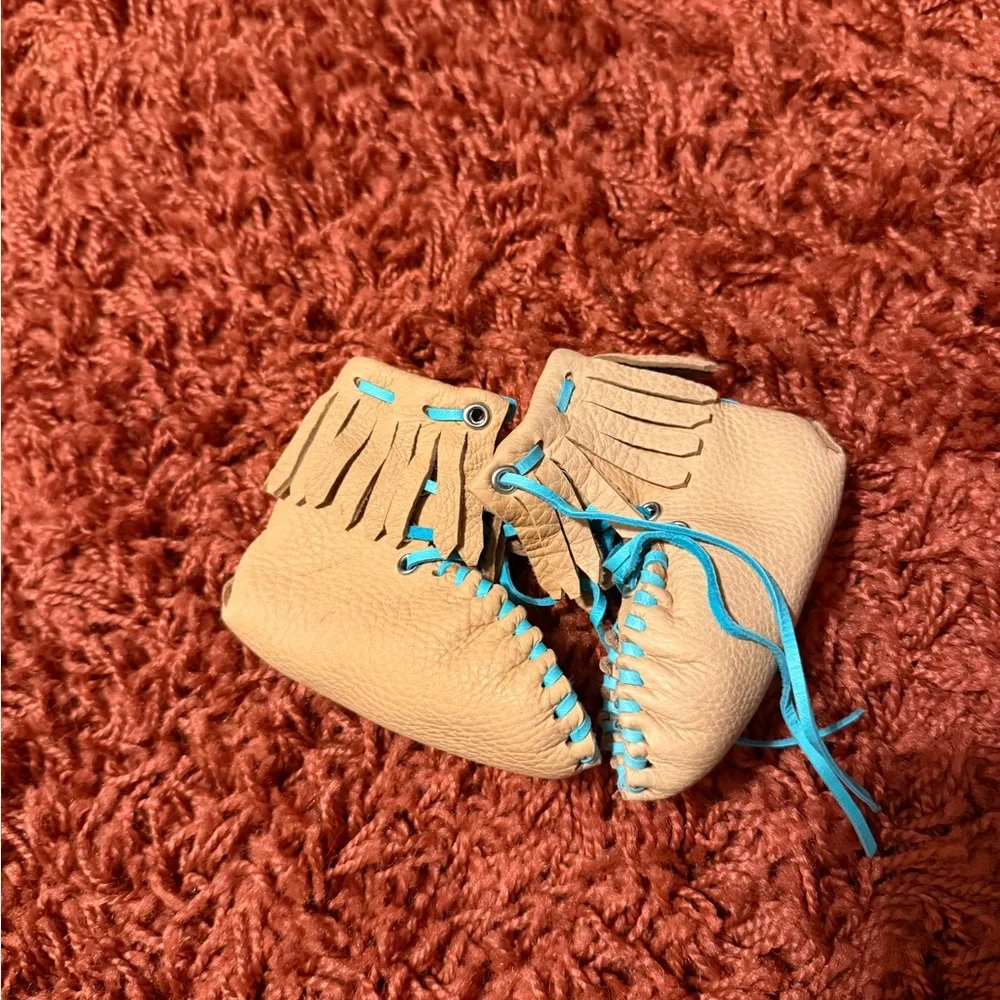 Genuine leather moccasins (baby)